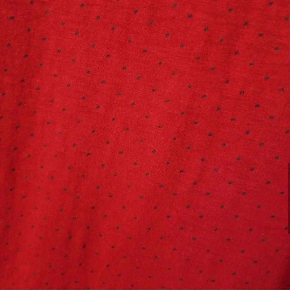 ππ LUCKY BRAND 1X RED TOP! ππ - Picture 5 of 8